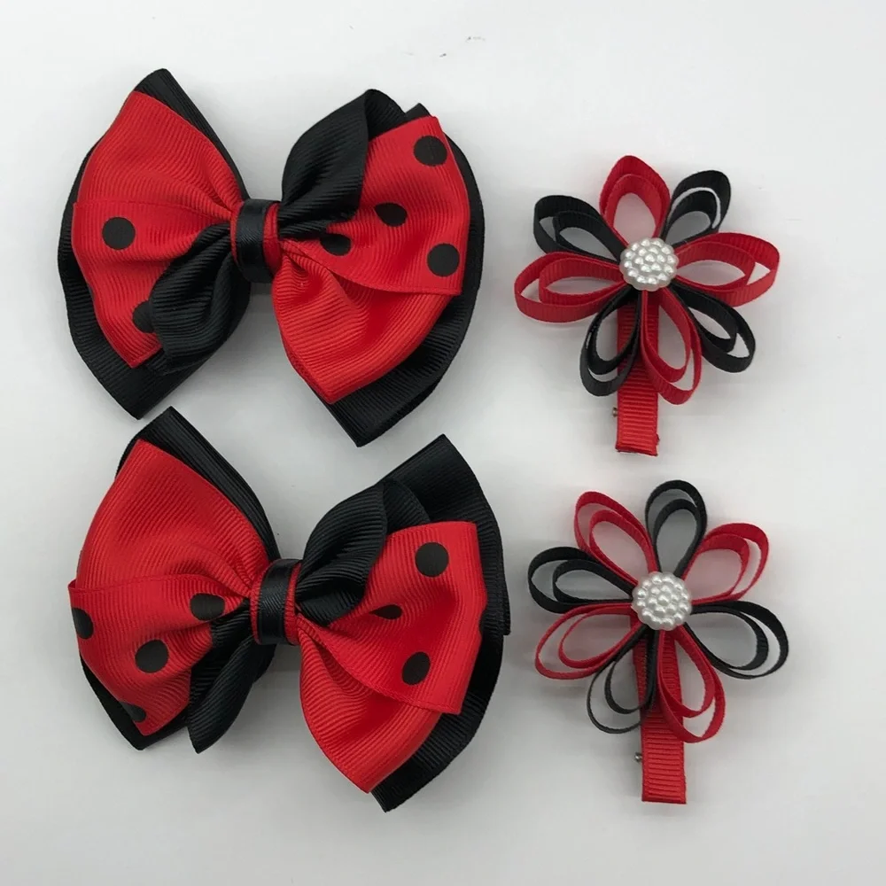 Bows for hair ( set of four)